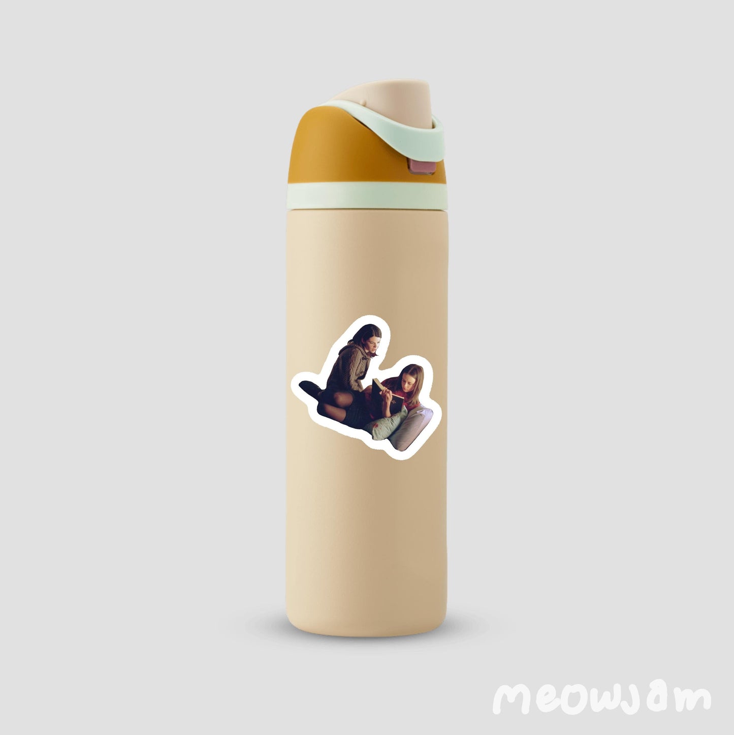 Rory and Lorelei Sticker, Tv Show Sticker, Waterproof, Matte, Holographic, Laptop, Water Bottle