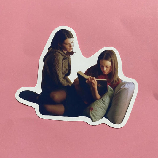 Rory and Lorelei Sticker, Tv Show Sticker, Waterproof, Matte, Holographic, Laptop, Water Bottle