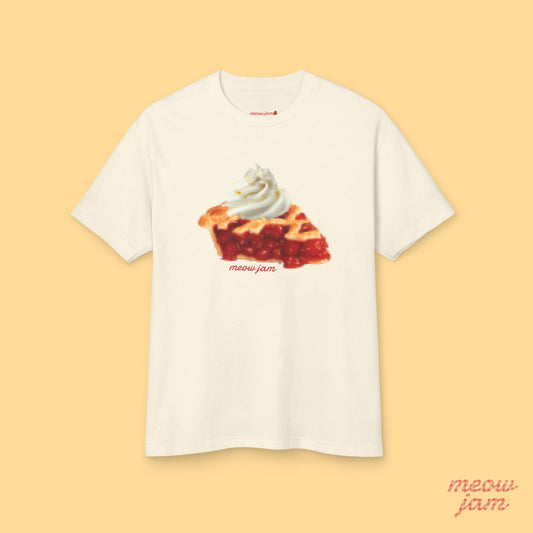 Cherry Pixel Pie Cotton Tee